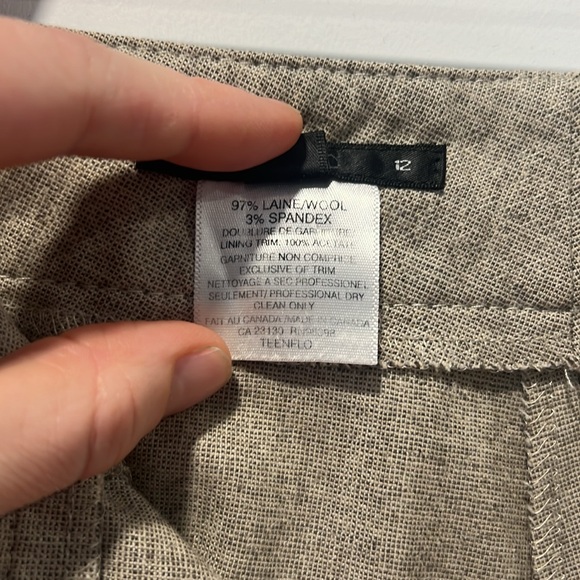TeenFlo, Vintage Wool Trousers - Size 10 - Picture 4 of 6